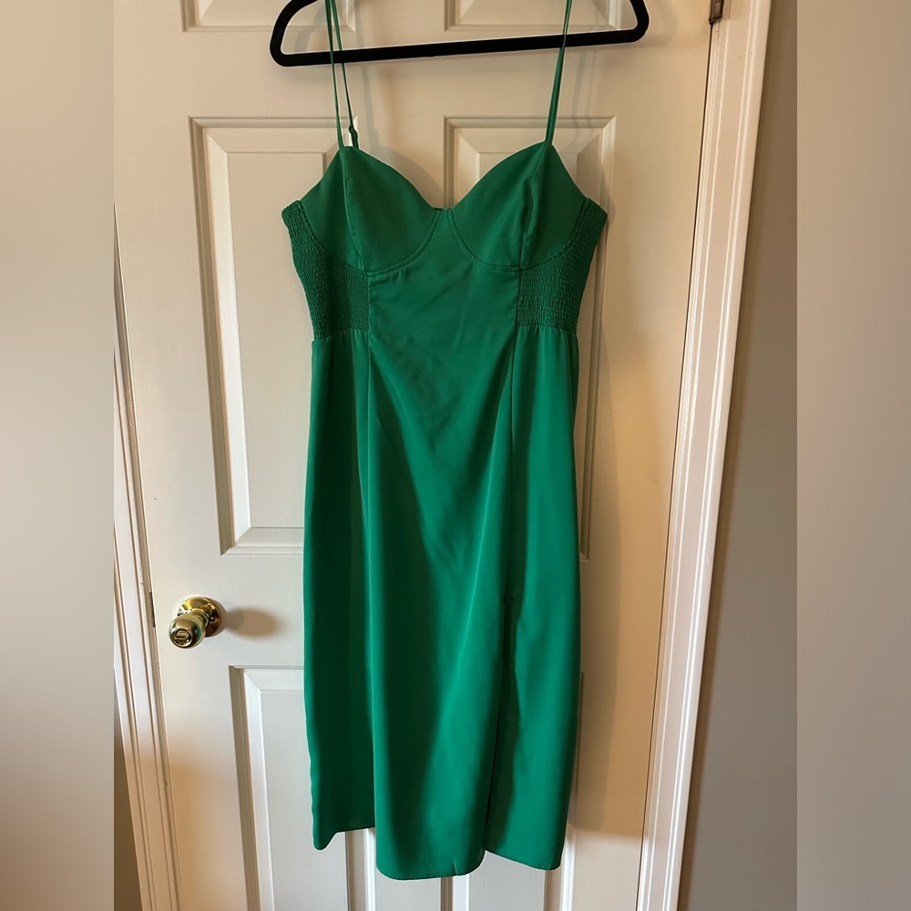 Dynamite Green Corset Dress